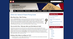 Desktop Screenshot of mygunvalues.com